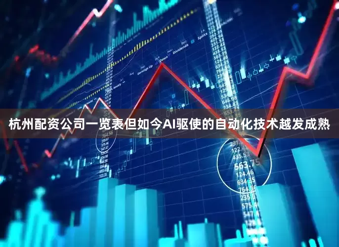 杭州配资公司一览表但如今AI驱使的自动化技术越发成熟